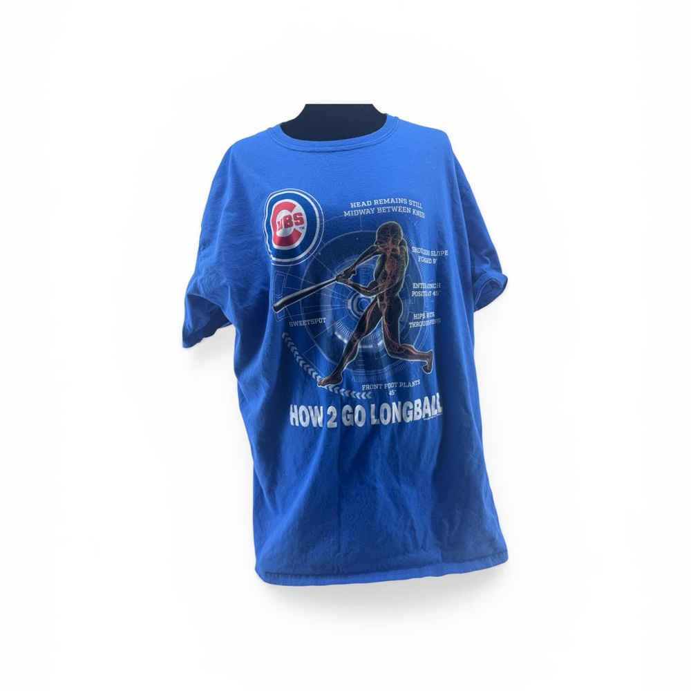 Sportscrate Men’s Cubs Limited Edition Blue Graphic Tee size XXL - Picture 2 of 6